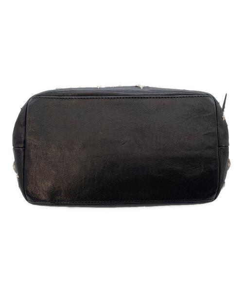 JIMMY CHOO（ジミーチュウ）JIMMY CHOO (ジミーチュウ) スタースタッズハンドバッグ ブラックの古着・服飾アイテム