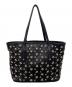JIMMY CHOO (ジミーチュウ) スタースタッズハンドバッグ ブラック：35000円