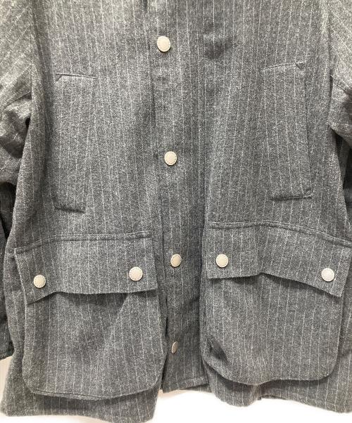 Barbour（バブアー）Barbour (バブアー) ストライプジャケット ブラック サイズ:36の古着・服飾アイテム