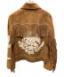 RALPH LAUREN (ラルフローレン) フリンジレザージャケット ブラウン サイズ:M：35000円