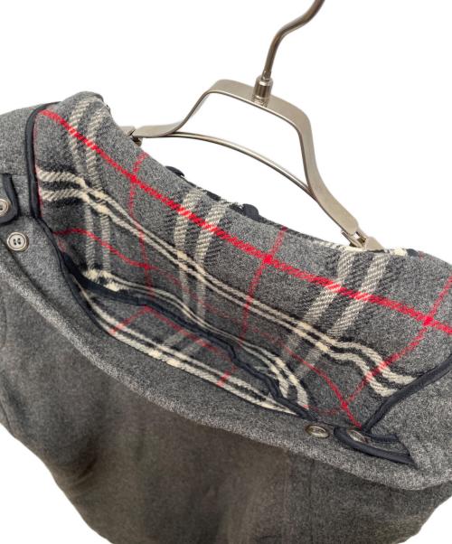 BURBERRY LONDON（バーバリーロンドン）BURBERRY LONDON (バーバリーロンドン) ダッフルコート グレー サイズ:Lの古着・服飾アイテム