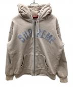 SUPREMEシュプリーム）の古着「ジップパーカー」｜ベージュ