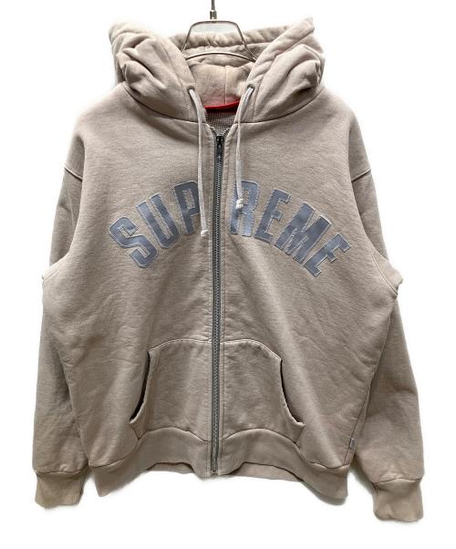SUPREME（シュプリーム）SUPREME (シュプリーム) ジップパーカー ベージュ サイズ:Lの古着・服飾アイテム