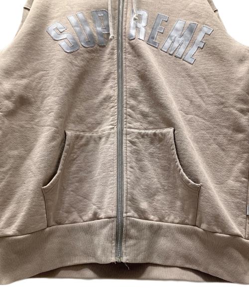 SUPREME（シュプリーム）SUPREME (シュプリーム) ジップパーカー ベージュ サイズ:Lの古着・服飾アイテム
