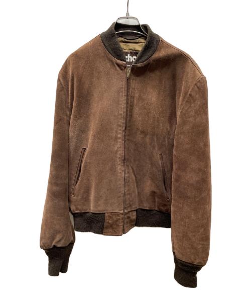 Schott（ショット）Schott (ショット) スウェードブルゾン ブラウン サイズ:44の古着・服飾アイテム