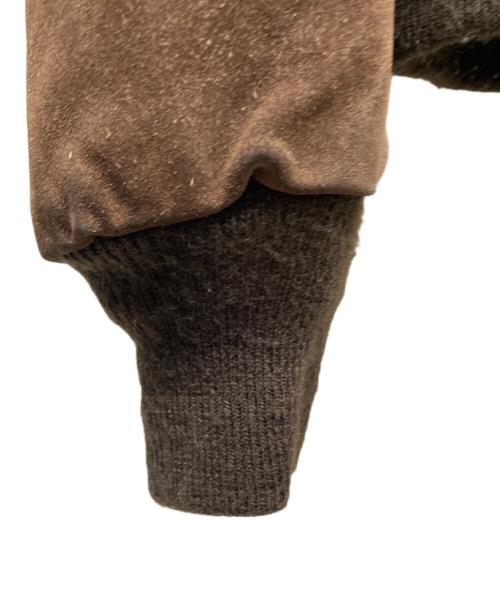 Schott（ショット）Schott (ショット) スウェードブルゾン ブラウン サイズ:44の古着・服飾アイテム