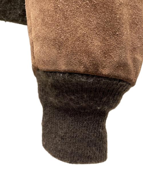 Schott（ショット）Schott (ショット) スウェードブルゾン ブラウン サイズ:44の古着・服飾アイテム