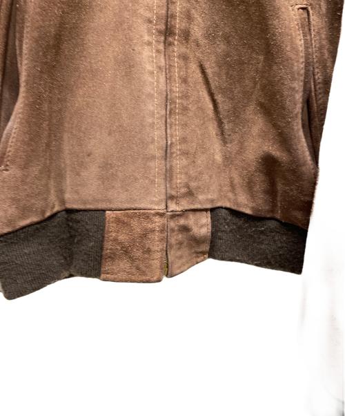 Schott（ショット）Schott (ショット) スウェードブルゾン ブラウン サイズ:44の古着・服飾アイテム