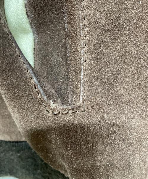 Schott（ショット）Schott (ショット) スウェードブルゾン ブラウン サイズ:44の古着・服飾アイテム