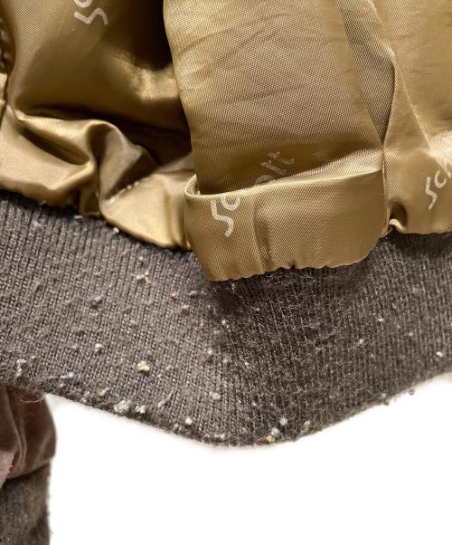 Schott（ショット）Schott (ショット) スウェードブルゾン ブラウン サイズ:44の古着・服飾アイテム