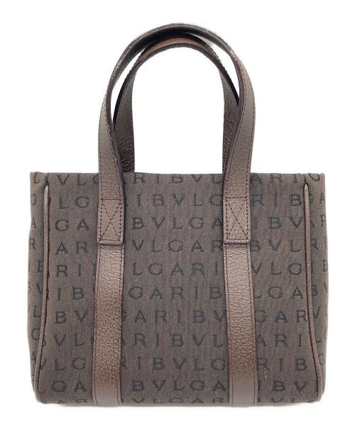BVLGARI（ブルガリ）BVLGARI (ブルガリ) ハンドバッグ ブラウンの古着・服飾アイテム