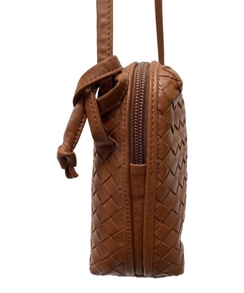 BOTTEGA VENETA（ボッテガベネタ）BOTTEGA VENETA (ボッテガベネタ) ショルダーバッグ ブラウンの古着・服飾アイテム