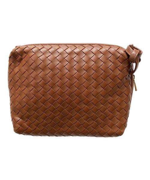 BOTTEGA VENETA（ボッテガベネタ）BOTTEGA VENETA (ボッテガベネタ) ショルダーバッグ ブラウンの古着・服飾アイテム