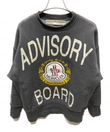 MONCLER×Advisory Board Crystals（モンクレール×アドバイザリー ボード クリスタルズ）の古着「クルーネックスウェット」｜グレー