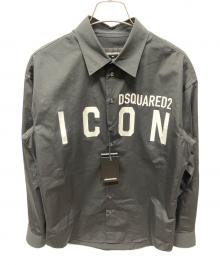 DSQUARED2（ディースクエアード）の古着「長袖シャツ」｜ブラック