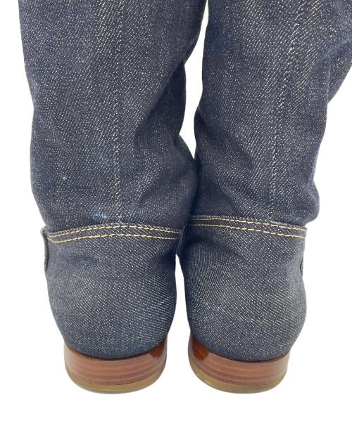 CHANEL（シャネル）CHANEL (シャネル) デニムロングブーツ インディゴ サイズ:35 1/2の古着・服飾アイテム