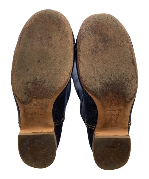 CHANEL（シャネル）CHANEL (シャネル) デニムロングブーツ インディゴ サイズ:35 1/2の古着・服飾アイテム