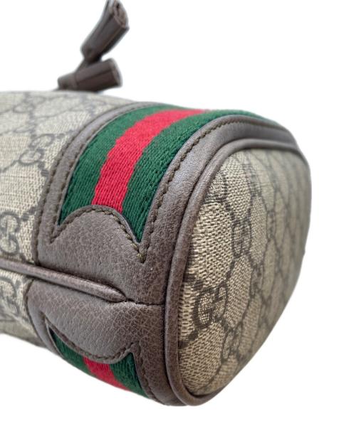 GUCCI（グッチ）GUCCI (グッチ) オフィディア スモール バケットバッグ ブラウン×ベージュの古着・服飾アイテム