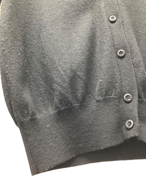 PRADA（プラダ）PRADA (プラダ) ウールハイゲージVネックニットカーディガン ブラック サイズ:38の古着・服飾アイテム