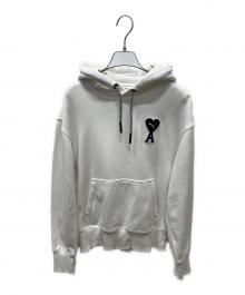 PUMA×AMI Alexandre Mattiussi（プーマ×アミアレクサンドルマテュッシ）の古着「パーカー」｜ホワイト
