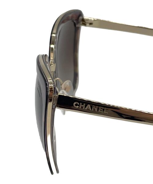 CHANEL（シャネル）CHANEL (シャネル) サングラス ゴールド×パープルの古着・服飾アイテム