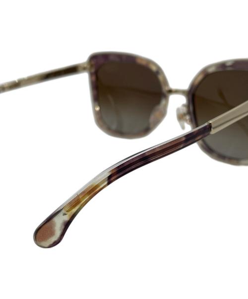 CHANEL（シャネル）CHANEL (シャネル) サングラス ゴールド×パープルの古着・服飾アイテム