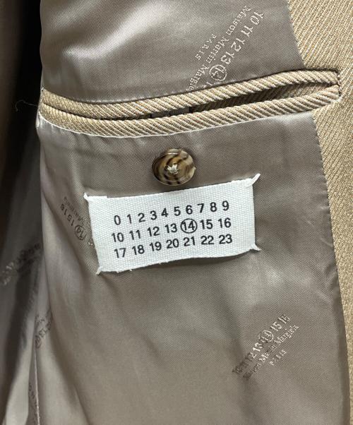 Maison Margiela（メゾンマルジェラ）Maison Margiela (メゾンマルジェラ) シングルブレスドコート ベージュ サイズ:46の古着・服飾アイテム