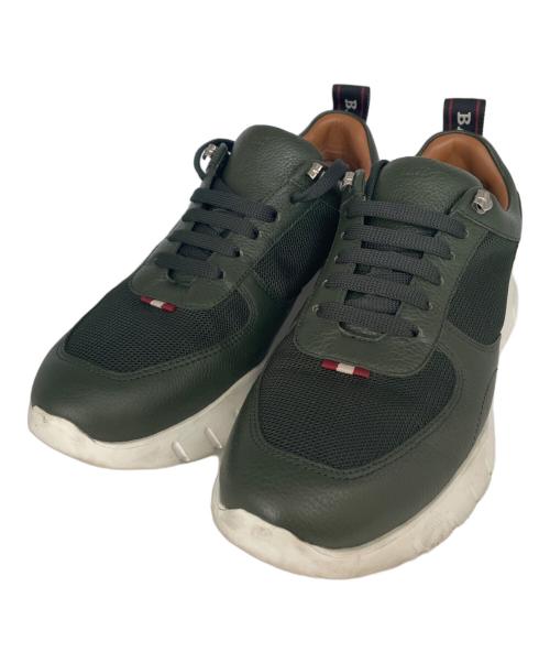 BALLY（バリー）BALLY (バリー) スニーカー グリーン サイズ:42の古着・服飾アイテム
