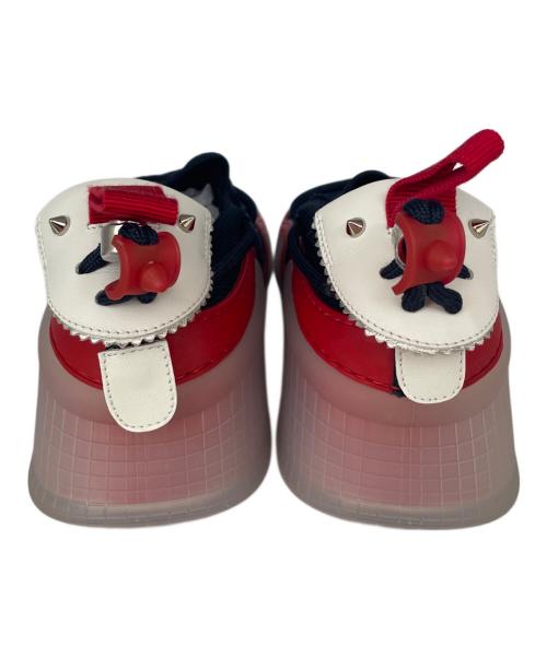 Christian Louboutin（クリスチャン・ルブタン）Christian Louboutin (クリスチャン・ルブタン) スニーカー ネイビー×レッド サイズ:不明の古着・服飾アイテム