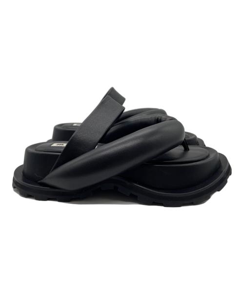 JIL SANDER（ジルサンダー）JIL SANDER (ジルサンダー) ビーチサンダル ブラック サイズ:不明の古着・服飾アイテム