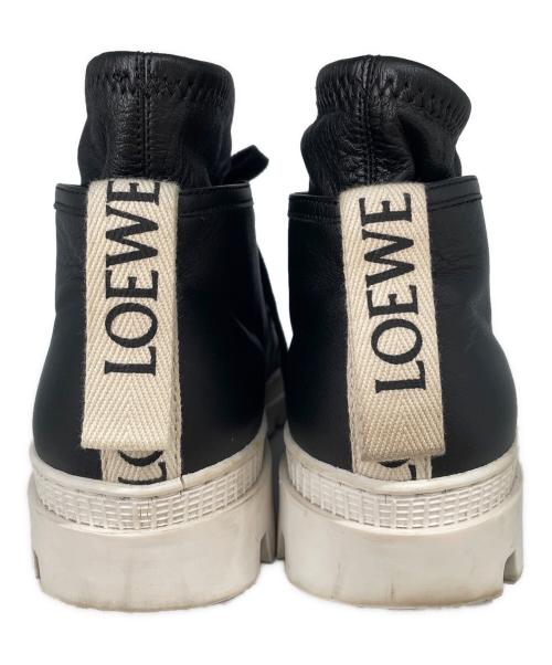 LOEWE（ロエベ）LOEWE (ロエベ) コンバットブーツ ブラック サイズ:39の古着・服飾アイテム