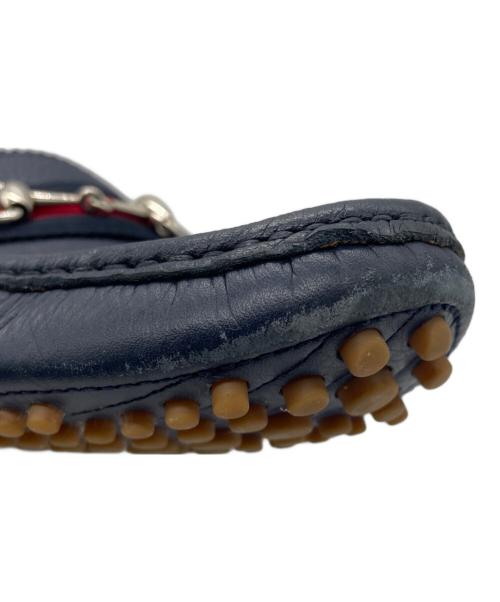 GUCCI（グッチ）GUCCI (グッチ) ドライビングシューズ ネイビー サイズ:8の古着・服飾アイテム