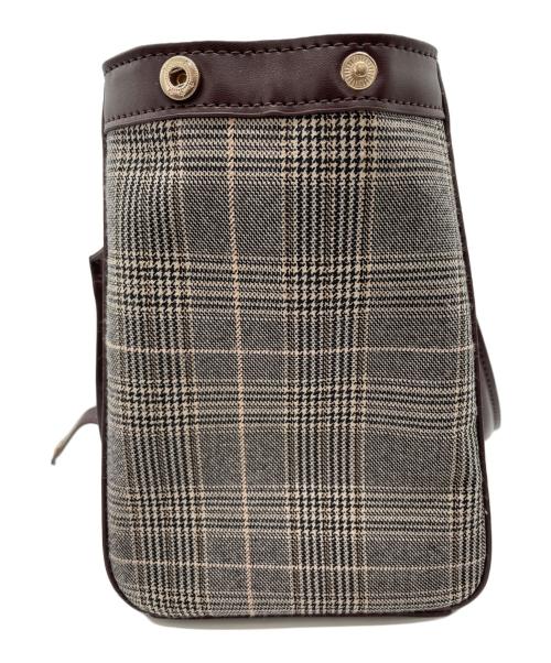 Snidel（スナイデル）Snidel (スナイデル) ショルダーバッグ ブラウン×グレーの古着・服飾アイテム