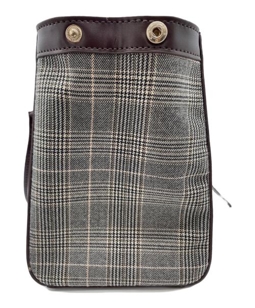 Snidel（スナイデル）Snidel (スナイデル) ショルダーバッグ ブラウン×グレーの古着・服飾アイテム