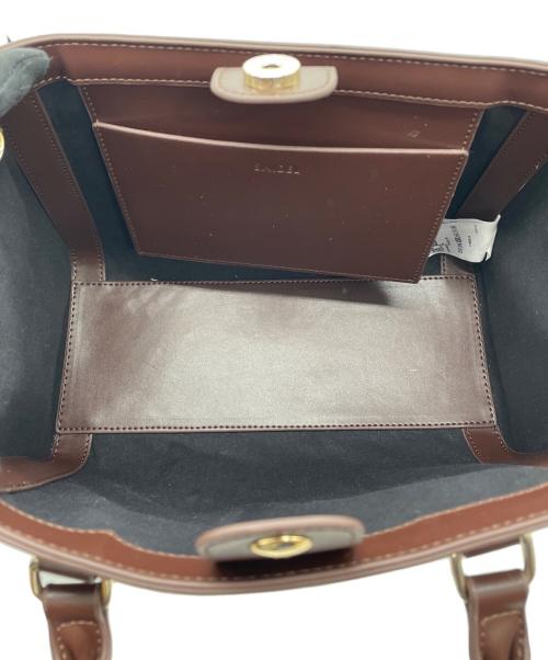 Snidel（スナイデル）Snidel (スナイデル) ショルダーバッグ ブラウン×グレーの古着・服飾アイテム