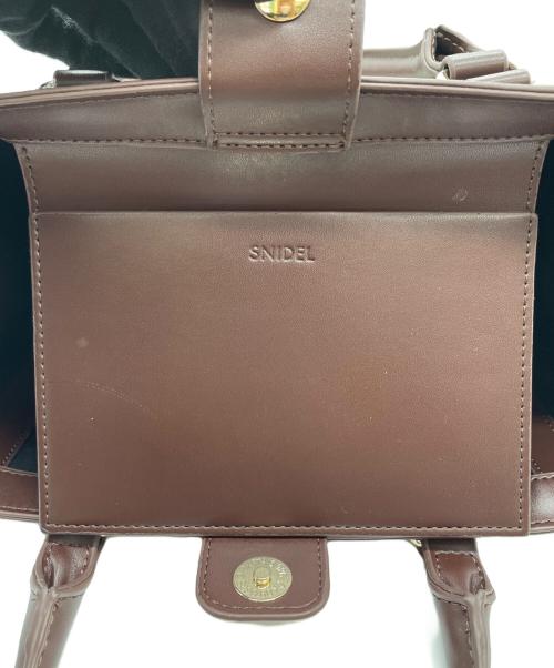 Snidel（スナイデル）Snidel (スナイデル) ショルダーバッグ ブラウン×グレーの古着・服飾アイテム