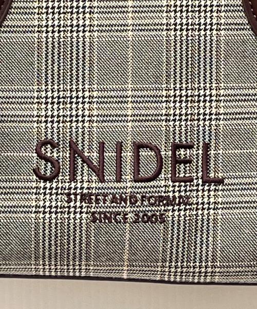 Snidel（スナイデル）Snidel (スナイデル) ショルダーバッグ ブラウン×グレーの古着・服飾アイテム