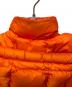 中古・古着 MONCLER (モンクレール) ダウンジャケット オレンジ サイズ:L：25000円