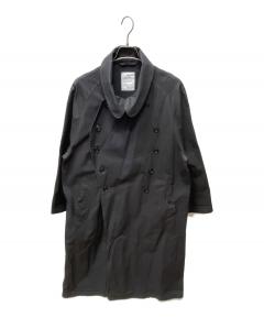 中古・古着通販】HYKE (ハイク) モヘアダブルブレストコート ベージュ