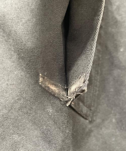 HTS（エイチティーエス）HTS (エイチティーエス) HEAVY WEIGHT COTTON TWILL DOUBLE OVER COAT ブラック サイズ:Mの古着・服飾アイテム