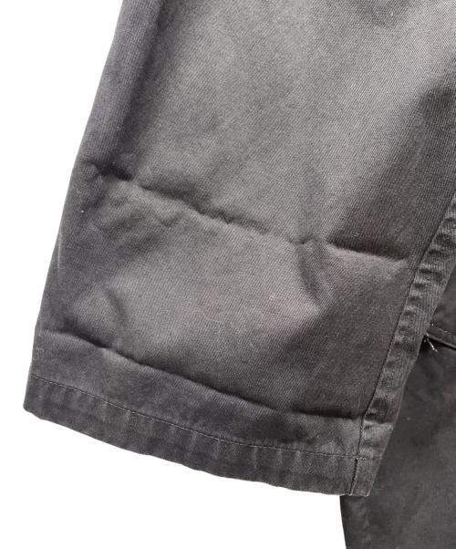 HTS（エイチティーエス）HTS (エイチティーエス) HEAVY WEIGHT COTTON TWILL DOUBLE OVER COAT ブラック サイズ:Mの古着・服飾アイテム