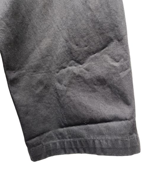 HTS（エイチティーエス）HTS (エイチティーエス) HEAVY WEIGHT COTTON TWILL DOUBLE OVER COAT ブラック サイズ:Mの古着・服飾アイテム