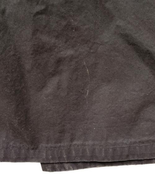 HTS（エイチティーエス）HTS (エイチティーエス) HEAVY WEIGHT COTTON TWILL DOUBLE OVER COAT ブラック サイズ:Mの古着・服飾アイテム