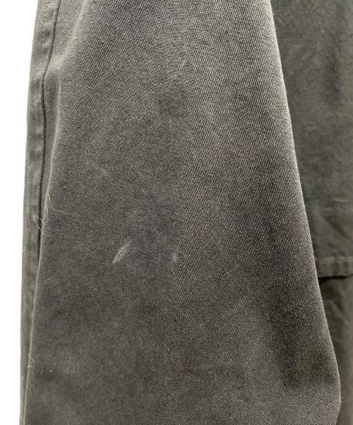 HTS（エイチティーエス）HTS (エイチティーエス) HEAVY WEIGHT COTTON TWILL DOUBLE OVER COAT ブラック サイズ:Mの古着・服飾アイテム