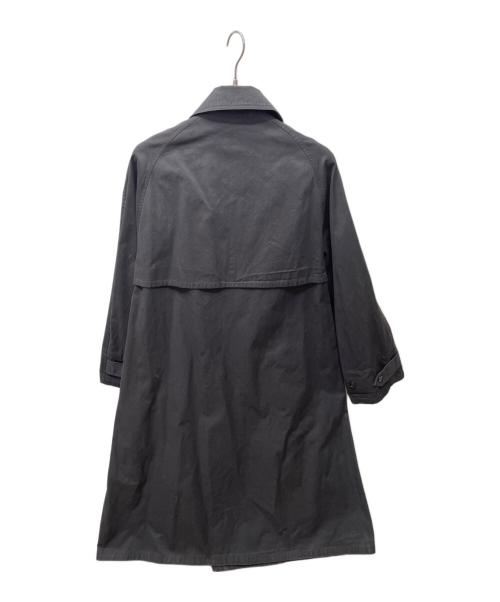 HTS（エイチティーエス）HTS (エイチティーエス) HEAVY WEIGHT COTTON TWILL DOUBLE OVER COAT ブラック サイズ:Mの古着・服飾アイテム
