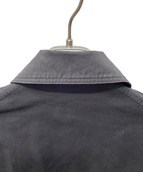 HTS（エイチティーエス）HTS (エイチティーエス) HEAVY WEIGHT COTTON TWILL DOUBLE OVER COAT ブラック サイズ:Mの古着・服飾アイテム