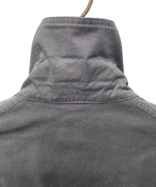 HTS（エイチティーエス）HTS (エイチティーエス) HEAVY WEIGHT COTTON TWILL DOUBLE OVER COAT ブラック サイズ:Mの古着・服飾アイテム
