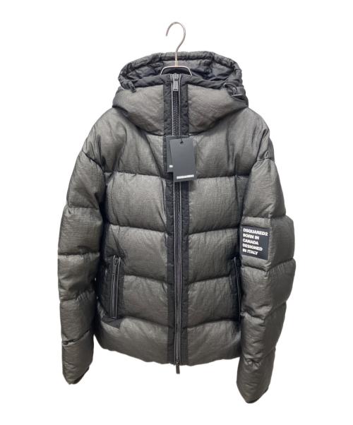 DSQUARED2（ディースクエアード）DSQUARED2 (ディースクエアード) ダウンジャケット ブラック サイズ:46の古着・服飾アイテム