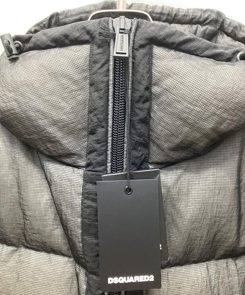 DSQUARED2（ディースクエアード）DSQUARED2 (ディースクエアード) ダウンジャケット ブラック サイズ:46の古着・服飾アイテム