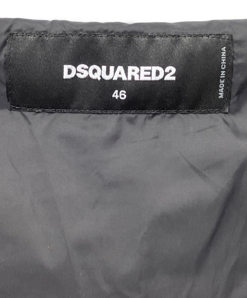DSQUARED2（ディースクエアード）DSQUARED2 (ディースクエアード) ダウンジャケット ブラック サイズ:46の古着・服飾アイテム